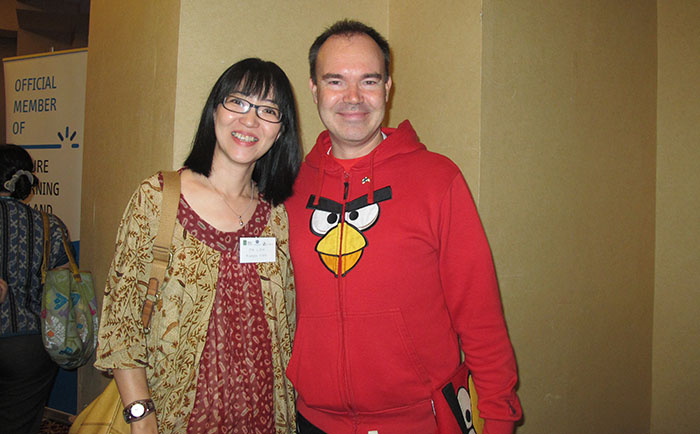 JURUSANKU diundang Kementrian Pendidikan Finlandia- Ina Liem bersama Direktur Marketing Ruvio, produser Angry Birds, di 