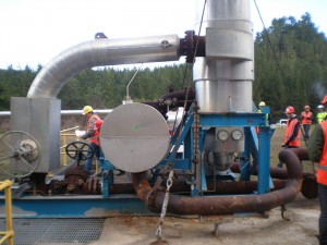 Geothermal - Cyclone Separator (foto: Eko Hari Purwanto)